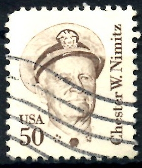 USA_SCOTT 1869.01 CHESTER W. NIMITZ. $0,2