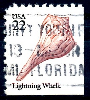 USA_SCOTT 2121.02 LIGHTNING WHELK. $0,2