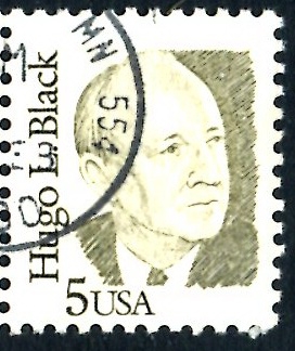 USA_SCOTT 2172.01 HUGO L. BLACK. $0,2