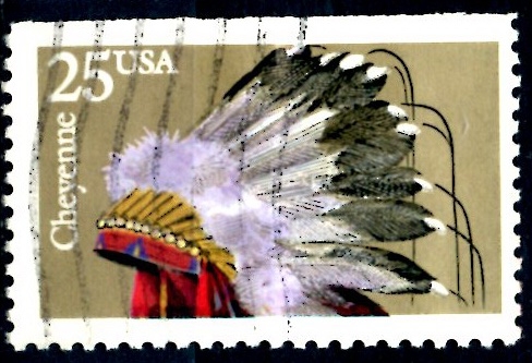 USA_SCOTT 2502 TOCADO INDIO CHEYENNE. $0,2