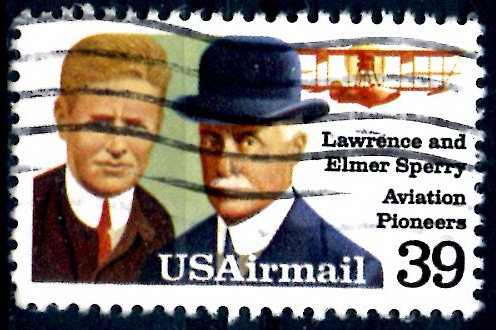 USA_SCOTT C114.02 LAWRENCE & ELMER SPERRY. $0,25