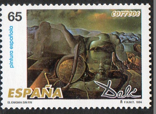 3296- Pintura española.Obras de Salvador Dalí. El enigma sin fin.