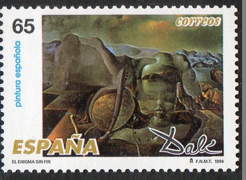 3296- Pintura española.Obras de Salvador Dalí. El enigma sin fin.