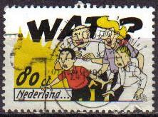 HOLANDA Netherlands 1997 Scott 959 Sello Comic Suske y Wiske Usado