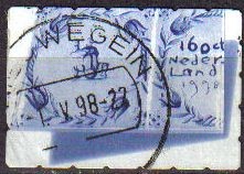 HOLANDA Netherlands 1998 Scott 984 Sello Priority Stamps Azulejos con imágenes de veleros Usado Mich