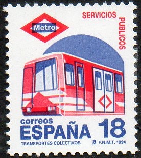 3322 - Sercicios Públicos. 75º Aniversario del metro de madrid.