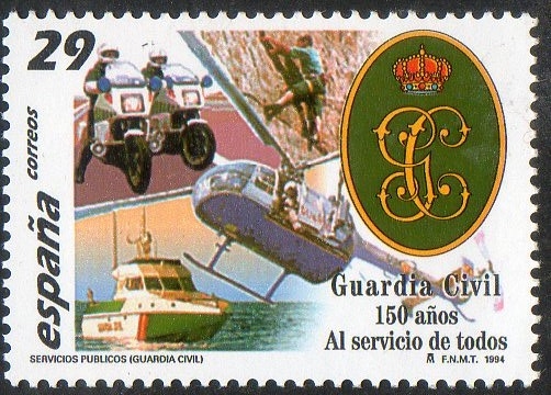 3323-  Sercicios Públicos. 150 Años de la creación de la Guardia Civil.