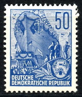 ALEMANIA DDR_SCOTT 481 BOTADURA DE BARCO. $0,2