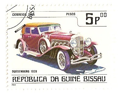 Automoviles de epoca. Duesenberg 1928.