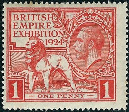 Conmemorativos de la Exposición del Imperio Británico celebrado en Wenbley