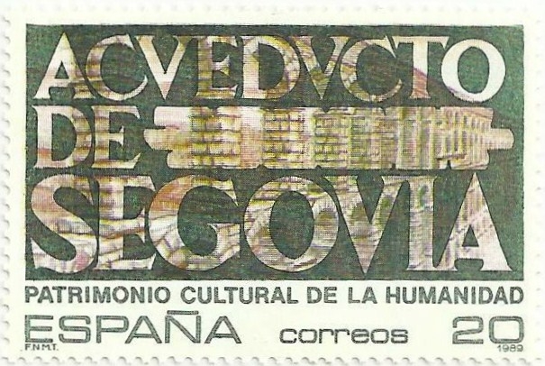 PATRIMONIO DE LA HUMANIDAD. ACUEDUCTO DE SEGOVIA. EDIFIL 3040