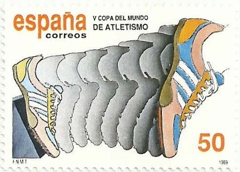 V COPA DEL MUNDO DE ATLETISMO. INICIACIÓN DE LACARRERA. EDIFIL 3023