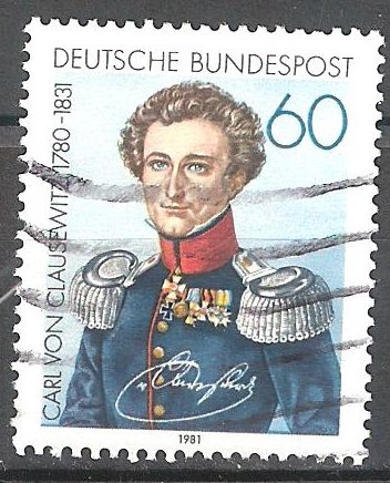 150 aniversario de Carl von Clausewitz (1780-1831) general prusiano.