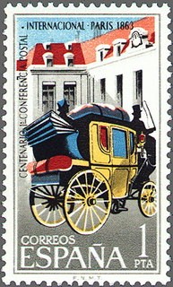 ESPAÑA 1963 1508 Sello Nuevo I Conferencia Postal Internacional