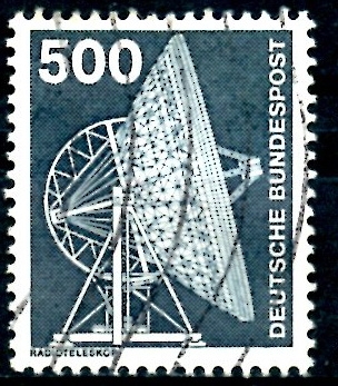 ALEMANIA_SCOTT 1192.01 RADIO TELESCOPIO DE EFFELSBERG. $0,7