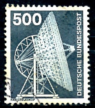 ALEMANIA_SCOTT 1192.02 RADIO TELESCOPIO DE EFFELSBERG. $0,7