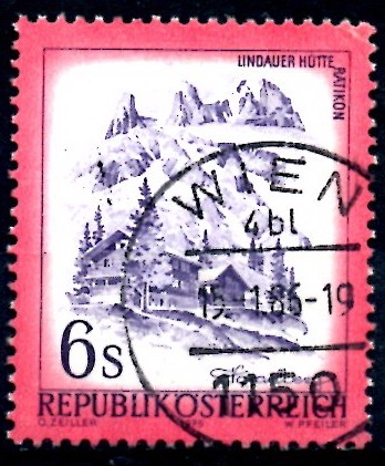 AUSTRIA_SCOTT 967.01 LINDAUER HUT, VORARLBERG. $0,2