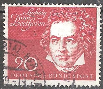 Inauguración de la Sala Beethoven en Bonn.Ludwig van Beethoven (1770-1827)compositor alemán.