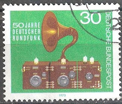 50 años de radiodifusión alemana.