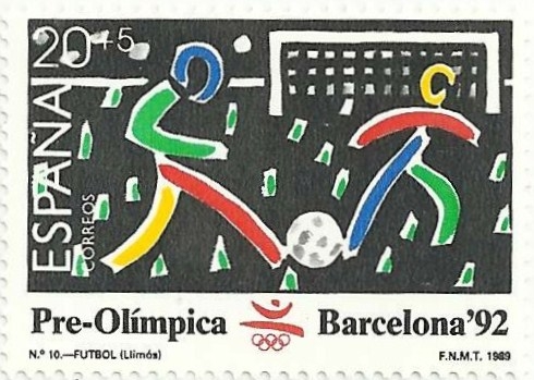 BARCELONA´92. IIIa SERIE PRE-OLÍMPICA. FUTBOL. EDIFIL 3026