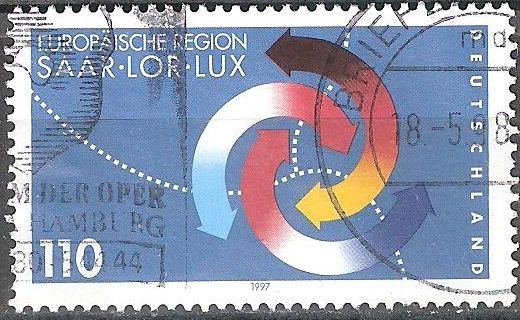 Región Europea Saar-Lor-Lux.Emisión conjunta con Francia y Luxemburgo. 