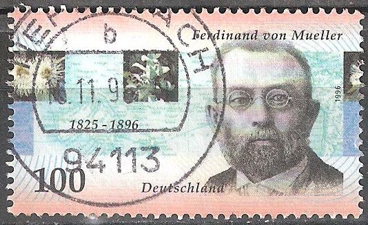 100 aniversario de Ferdinand von Mueller,botánico. 
