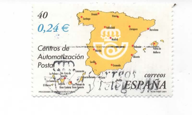 MAPA POSTAL DE ESPAÑA