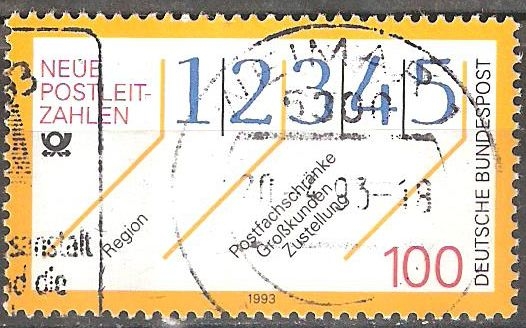 Introducción del sistema de código postal de cinco dígitos.
