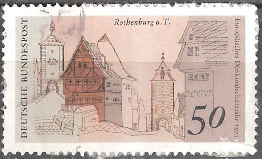 Patrimonio Arquitectónico Europeo Año 1975,Rothenburg o.T.