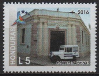 HISTORIA  DE  LA  INDUSTRIA  POSTAL  Y  CORREOS  DE  HONDURAS.  EDIFICIO  DE  CORREOS  EN  TEGUCIGAL