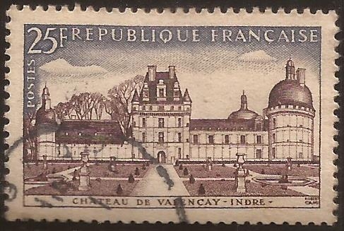 Château de Valençay  1957  25,00 fr