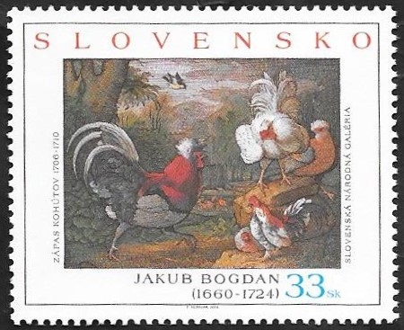 427 - Gallos, pintura de Jakub Bogdan