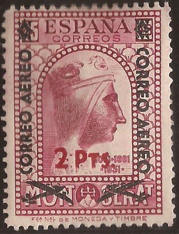 Virgen de Montserrat   1938  Habilitado a 2 ptas