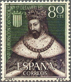 ESPAÑA 1963 1522 Sello Nuevo Coronación Ntra. Sra. De la Merced Jaime I