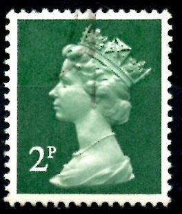 REINO UNIDO_SCOTT MH25.06 REINA ISABEL. $0.25