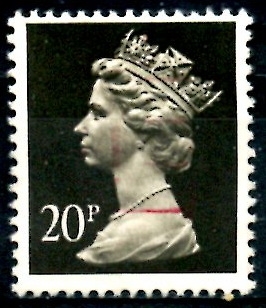 REINO UNIDO_SCOTT MH115.01 REINA ISABEL. $1.1