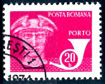 RUMANIA_SCOTT J135 PALOMAS EN CABEZA DE MERCURIO, Y CUERNO. $0.2