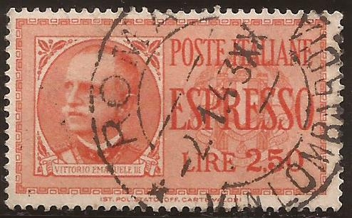 Vittorio Emanuele III. Espresso  1933 2,50 liras