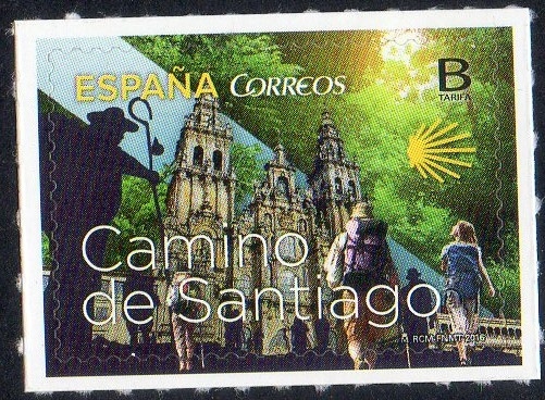 5056 - Camino de Santiago.Imagen de la fachada de la Catedral.