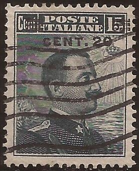 Vittorio Emanuele III  1916  de 15 a 20 centesimi