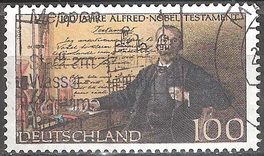 100 años Alfred Nobel Testamento.