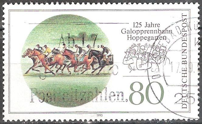 125 años hipódromo Hoppegarten en Berlín.