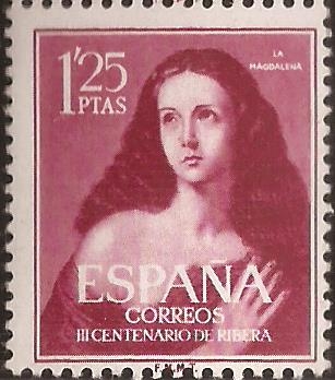 III Centenario de Ribera 1954  1,25 ptas