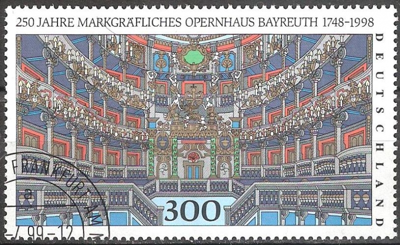 250a Aniv del teatro de la ópera de Bayreuth. Auditorio.