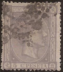 Alfonso XII  1875  5 cts