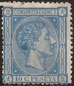 Alfonso XII  1875  10 cts