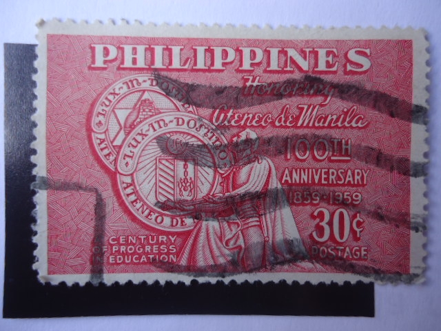 100 TH Anniversary 1859-1959 - Ateneo de Manila.
