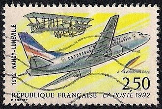 	80º aniversario del 1er  correo aéreo, Nancy-Lunéville.