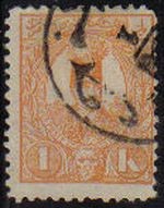 IRAN 1889 Scott 78 Sello 1k Serie Basica Shah Usado