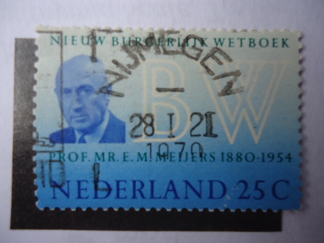 S/Hol.480, Yvert 906 - Prof. Mr.E.M.Meijers 1880-1954.